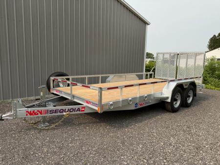 New 2026 N & N 7X16 Sekoia Equipment Trailer 10K