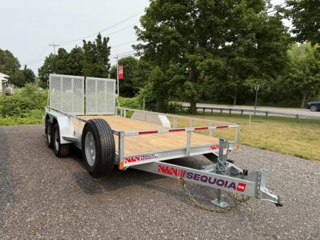 New 2026 N & N 7X16 Sekoia Equipment Trailer 10K