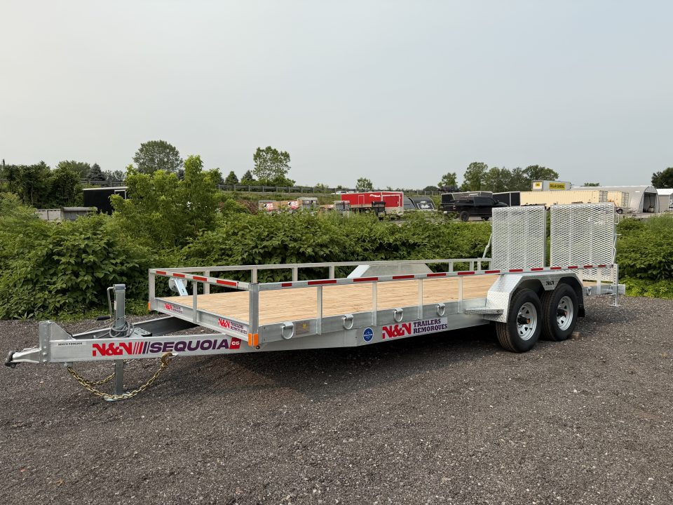 New 2026 N & N Sekoia 7X20 Equipment Trailer 10K