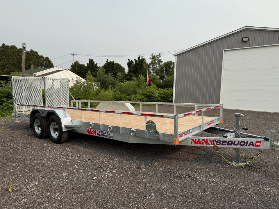 New 2026 N & N Sekoia 7X20 Equipment Trailer 10K
