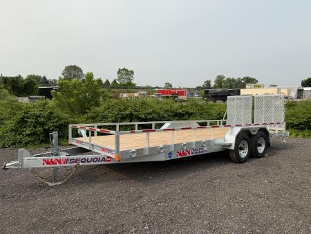 New 2026 N & N Sekoia 7X20 Equipment Trailer 10K