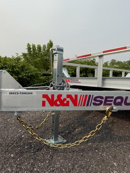 New 2026 N & N Sekoia 7X20 Equipment Trailer 10K