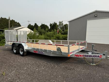 New 2026 N & N Sekoia 7X20 Equipment Trailer 10K