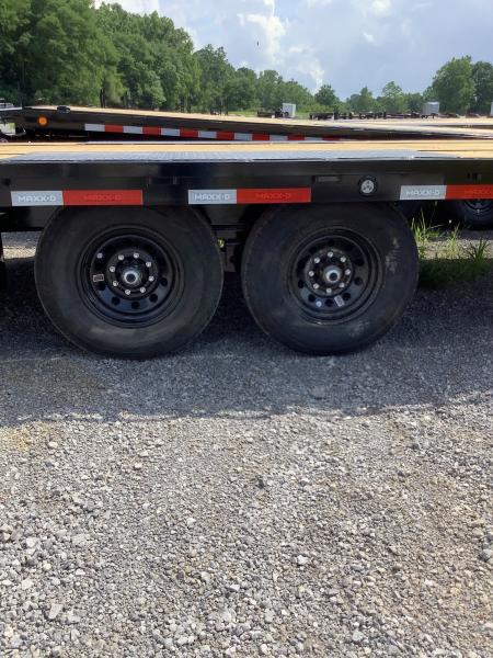 New 2027 MAXX-D 102x24 14000 GVWR Wireless Remote W/NOCO Chargers Power Tilt Deckover Trailer