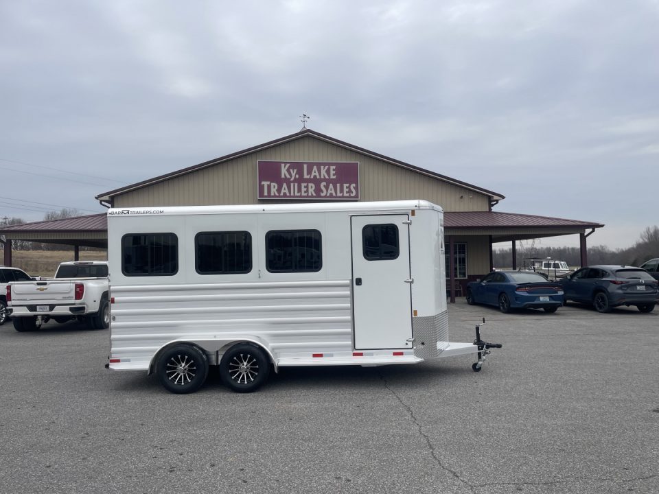 New 2026 Bar-M Trailers ES730SL- 3H BP Horse Trailer