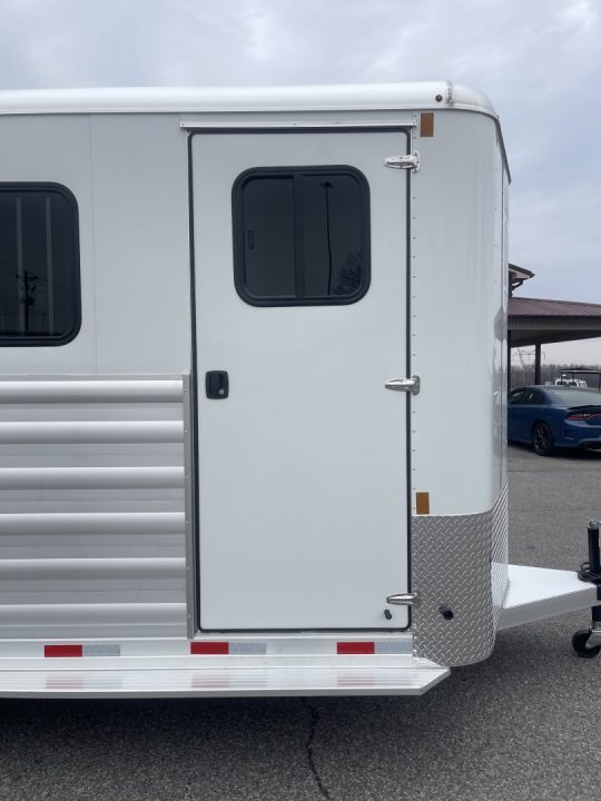 New 2026 Bar-M Trailers ES730SL- 3H BP Horse Trailer