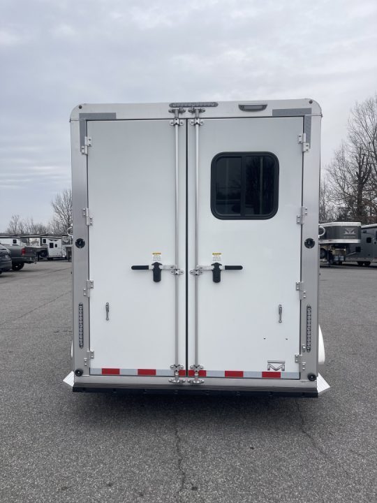 New 2026 Bar-M Trailers ES730SL- 3H BP Horse Trailer