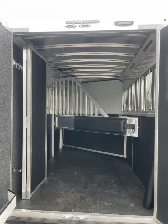 New 2026 Bar-M Trailers ES730SL- 3H BP Horse Trailer