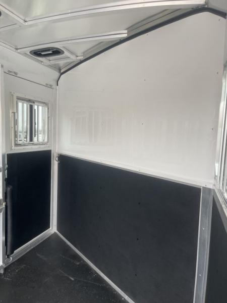 New 2026 Bar-M Trailers ES730SL- 3H BP Horse Trailer