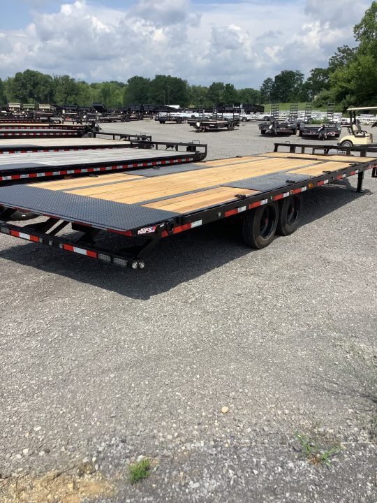 New 2027 MAXX-D 102x26 17500 GVWR Tuff Wireless Remote W NOCO Chargers Power Tilt Deckover Trailer