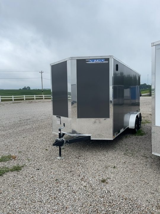 New 2026 Cargo Express 7 x 16 EX DLX Flat Top V-Nose 7K Cargo / Enclosed Trailer