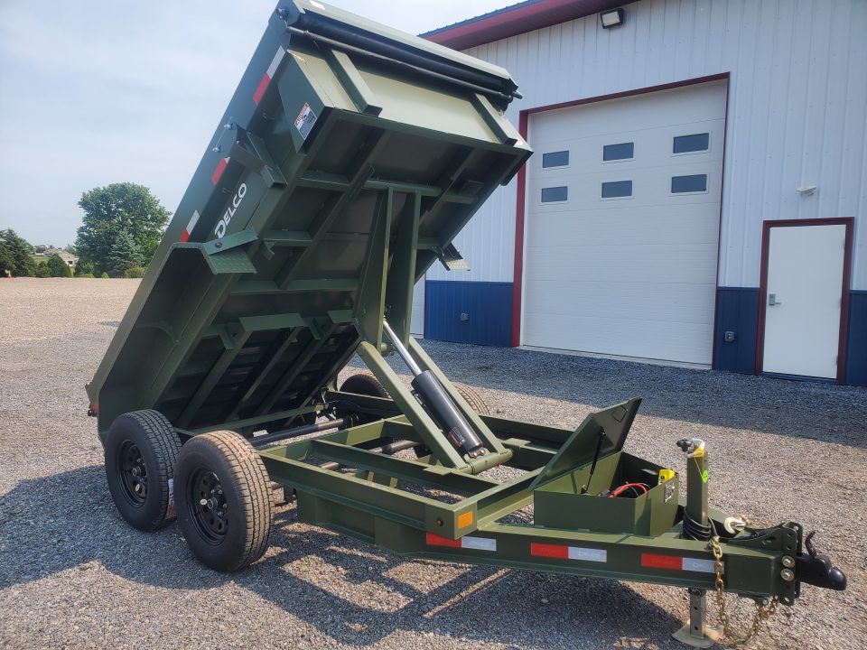 New 2026 Delco Trailers Dump Trailer / 7000 GVWR / 60"x10'