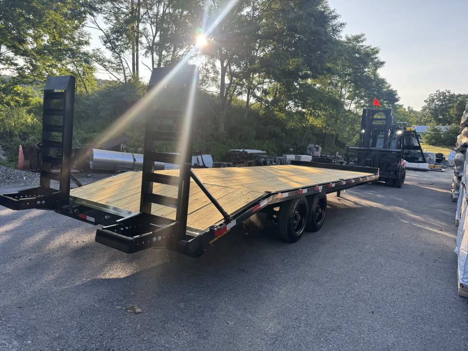 New 2026 Cam Superline P-SDO10224-176 8.5X24 (20+4) Equipment Trailer *DECKOVER