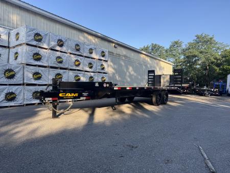 New 2026 Cam Superline P-SDO10224-176 8.5X24 (20+4) Equipment Trailer *DECKOVER
