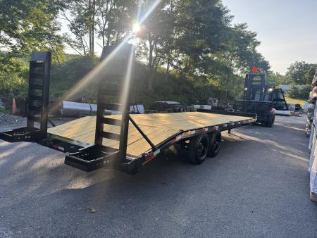 New 2026 Cam Superline P-SDO10224-176 8.5X24 (20+4) Equipment Trailer *DECKOVER