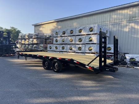 New 2026 Cam Superline P-SDO10224-176 8.5X24 (20+4) Equipment Trailer *DECKOVER