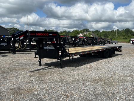 New 2027 MAXX-D 102"X32' 25K Gooseneck Flatbed Trailer