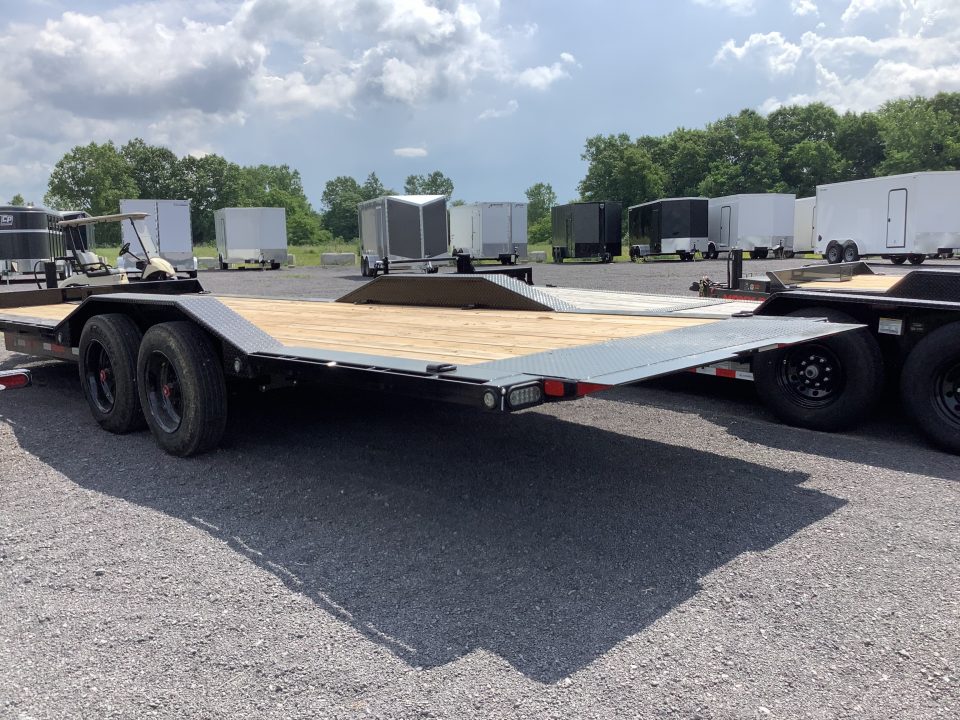 New 2027 MAXX-D 102x24 17500 GVWR Hydraulic Jack 16K Channel Power Tilt Trailer