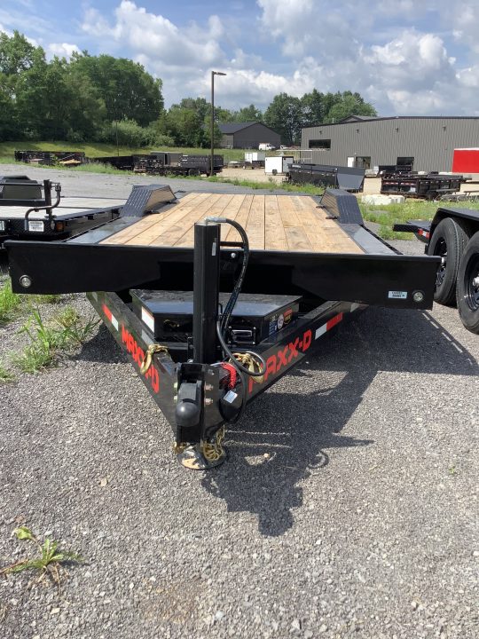 New 2027 MAXX-D 102x24 17500 GVWR Hydraulic Jack 16K Channel Power Tilt Trailer