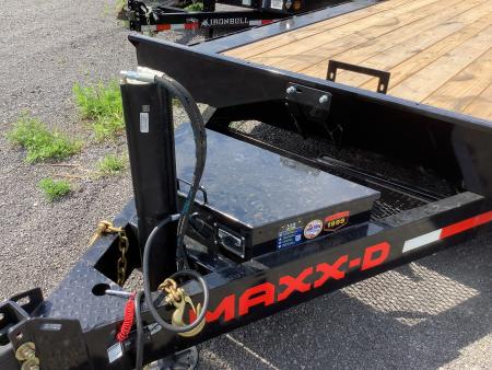 New 2027 MAXX-D 102x24 17500 GVWR Hydraulic Jack 16K Channel Power Tilt Trailer