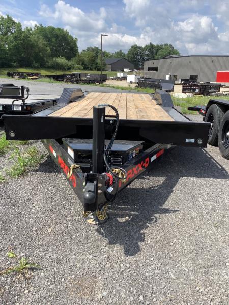 New 2027 MAXX-D 102x24 17500 GVWR Hydraulic Jack 16K Channel Power Tilt Trailer