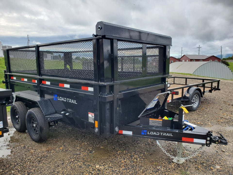 New 2026 Load Trail Dump Trailer / 7000 GVWR / 72"x12' / 24" Expanded Metal Sides