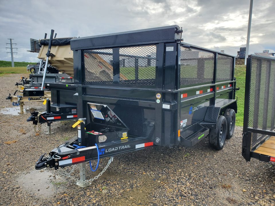 New 2026 Load Trail Dump Trailer / 7000 GVWR / 72"x12' / 24" Expanded Metal Sides