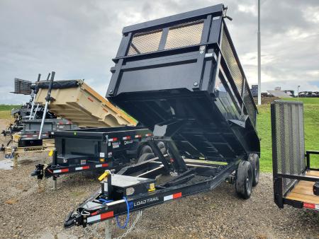 New 2026 Load Trail Dump Trailer / 7000 GVWR / 72"x12' / 24" Expanded Metal Sides