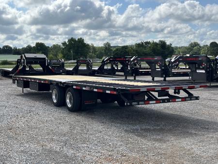 New 2027 MAXXD Hydraulic Dovetail Gooseneck Trailer | 34' x 102' 30K GVWR