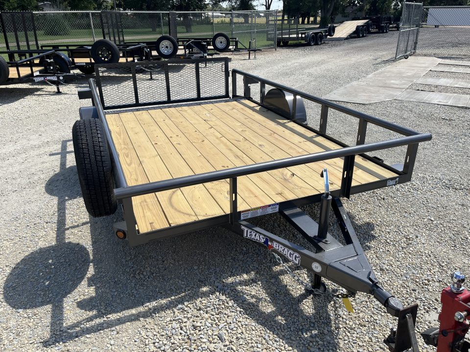 New 2026 Texas Bragg Trailers 83"x12' Dovetail Utility Trailer