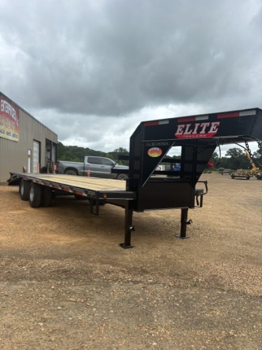 New 2026 Elite Trailers 102'' x25' Gooseneck Deckover Trailer