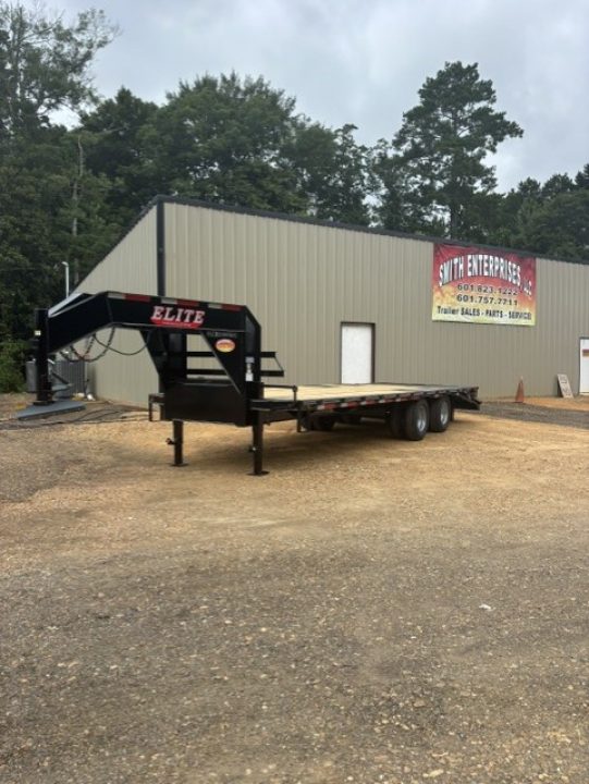 New 2026 Elite Trailers 102'' x25' Gooseneck Deckover Trailer