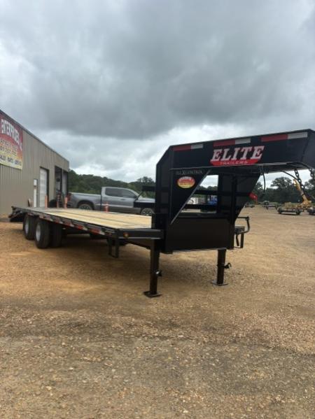 New 2026 Elite Trailers 102'' x25' Gooseneck Deckover Trailer