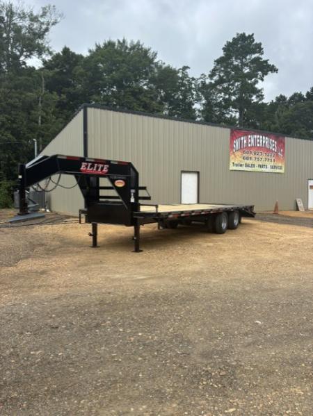 New 2026 Elite Trailers 102'' x25' Gooseneck Deckover Trailer