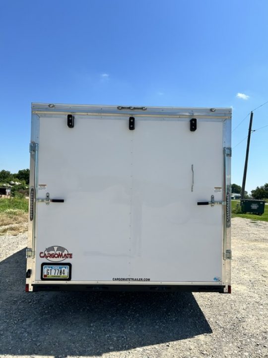 Used 2021 Cargo Mate 8.5X28 9.9K GVWR 80" INTERIOR HEIGHT / DOVETAIL/ RAMP DOOR Cargo / Enclosed Trailer