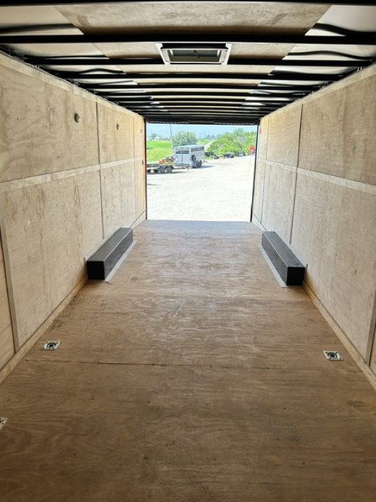 Used 2021 Cargo Mate 8.5X28 9.9K GVWR 80" INTERIOR HEIGHT / DOVETAIL/ RAMP DOOR Cargo / Enclosed Trailer