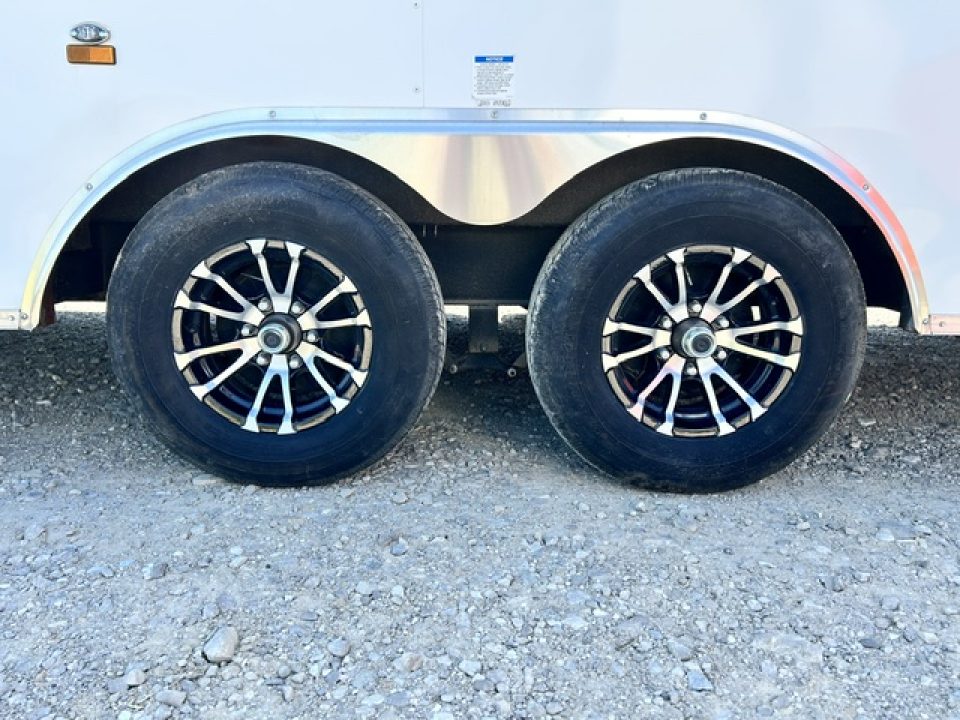 Used 2021 Cargo Mate 8.5X28 9.9K GVWR 80" INTERIOR HEIGHT / DOVETAIL/ RAMP DOOR Cargo / Enclosed Trailer