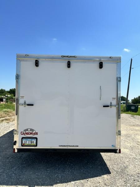 Used 2021 Cargo Mate 8.5X28 9.9K GVWR 80" INTERIOR HEIGHT / DOVETAIL/ RAMP DOOR Cargo / Enclosed Trailer
