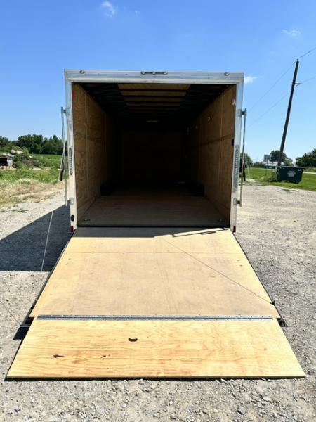 Used 2021 Cargo Mate 8.5X28 9.9K GVWR 80" INTERIOR HEIGHT / DOVETAIL/ RAMP DOOR Cargo / Enclosed Trailer