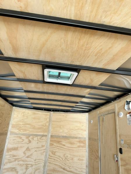 Used 2021 Cargo Mate 8.5X28 9.9K GVWR 80" INTERIOR HEIGHT / DOVETAIL/ RAMP DOOR Cargo / Enclosed Trailer