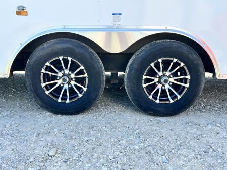 Used 2021 Cargo Mate 8.5X28 9.9K GVWR 80" INTERIOR HEIGHT / DOVETAIL/ RAMP DOOR Cargo / Enclosed Trailer