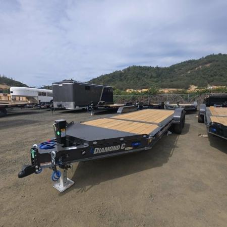 New 2026 Diamond C Trailers HDT207 82X20 Equipment Trailer 15500 GVWR CARBON METALLIC GRAY