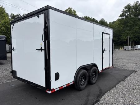 New 2027 Spartan 8.5x16 Pro-Series, Enclosed Trailer, 14K GVWR, Big Package 12" On Center Frame, Polycor, 7' Interior