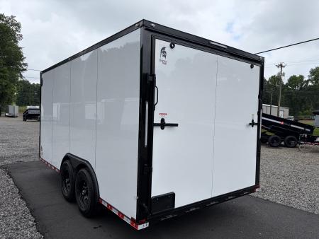 New 2027 Spartan 8.5x16 Pro-Series, Enclosed Trailer, 14K GVWR, Big Package 12" On Center Frame, Polycor, 7' Interior