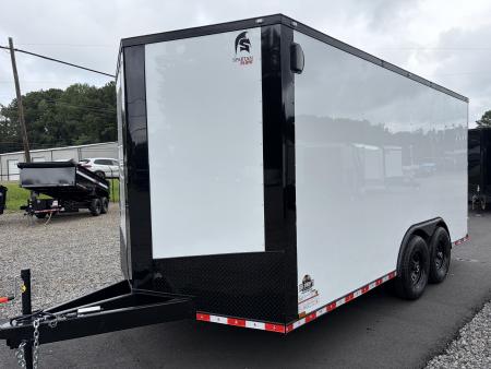 New 2027 Spartan 8.5x16 Pro-Series, Enclosed Trailer, 14K GVWR, Big Package 12" On Center Frame, Polycor, 7' Interior