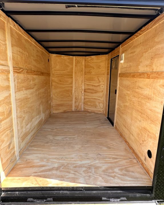New 2026 Luxe 6X10 -Enclosed Trailer -3500LB Single Axle -Black Poly - Blackout