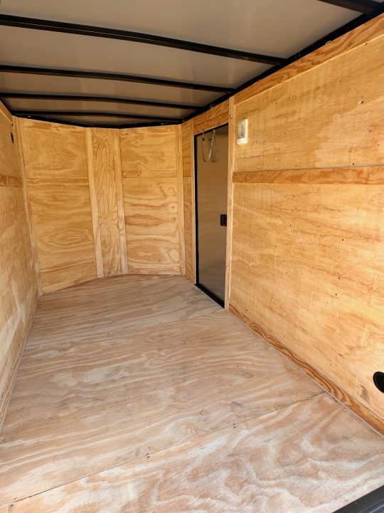 New 2026 Luxe 6X10 -Enclosed Trailer -3500LB Single Axle -Black Poly - Blackout