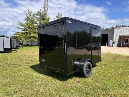 New 2026 Luxe 6X10 -Enclosed Trailer -3500LB Single Axle -Black Poly - Blackout