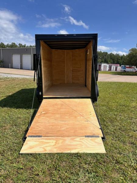 New 2026 Luxe 6X10 -Enclosed Trailer -3500LB Single Axle -Black Poly - Blackout
