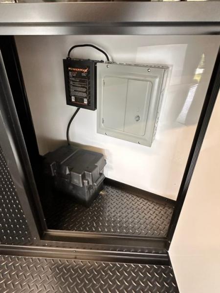 New 2026 Luxe 8.5x28 Race Trailer - Finished Interior- 7000lb Spread Torsion - Recessed E-Track-Full Escape Door-Removable Fender